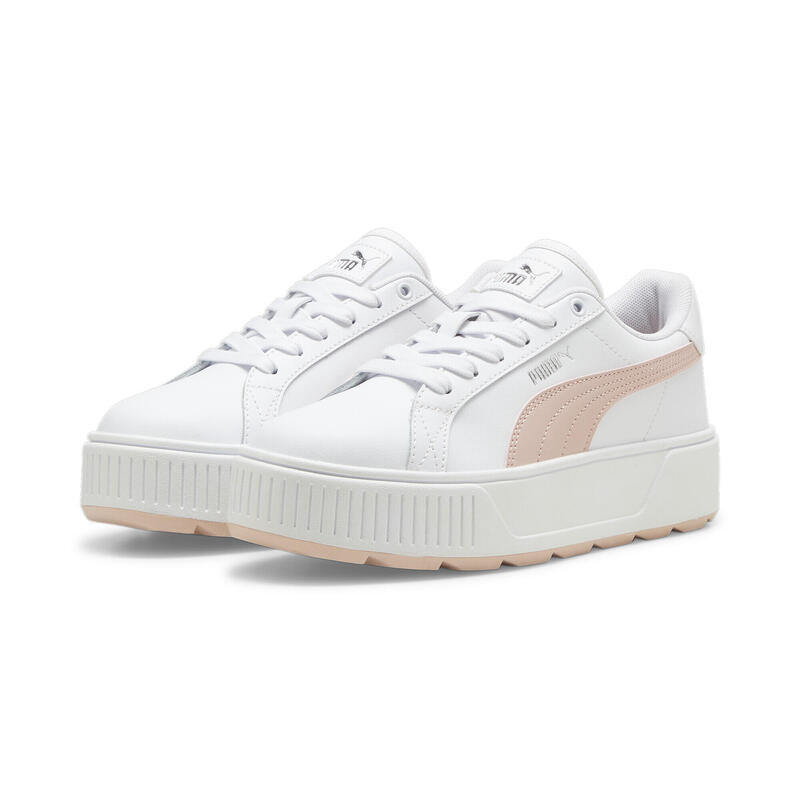 Zapatillas Karmen L Mujer PUMA White Rose Quartz Silver Pink Metallic