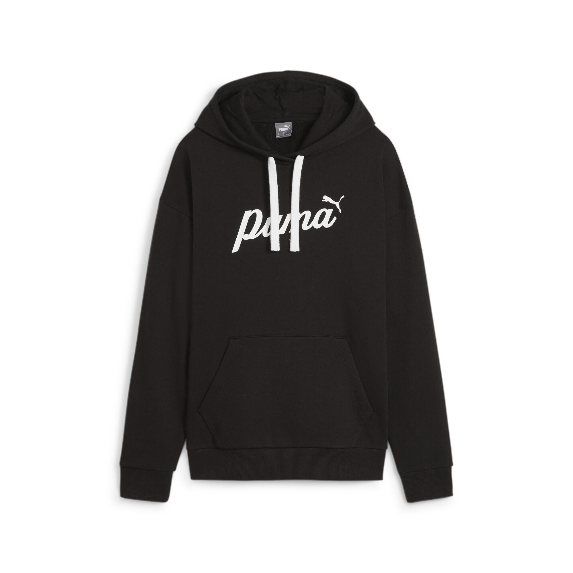 Puma - Hoodie Script Ess+ Femme Puma Black - Pull - Noir - 42 M/l - Decathlon