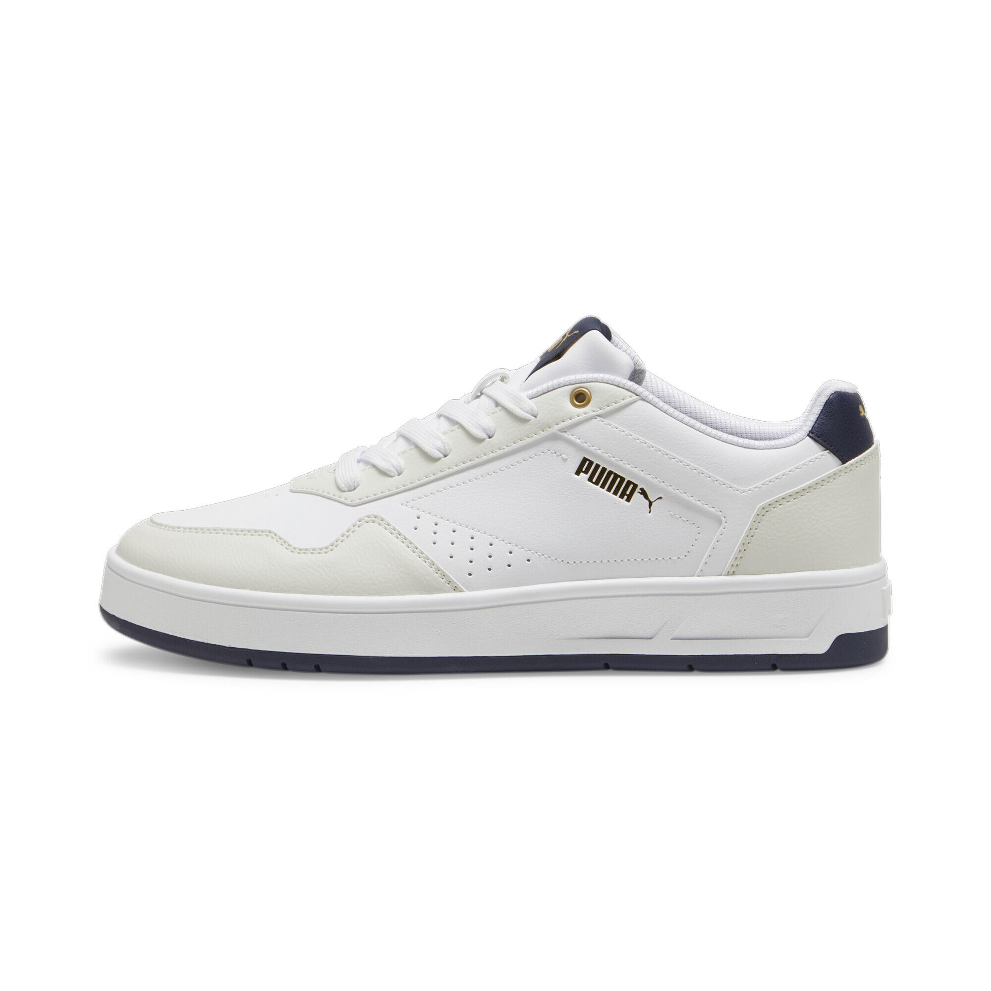 Sneakers Court Classic PUMA White Vapor Gray Navy Blue 3/6