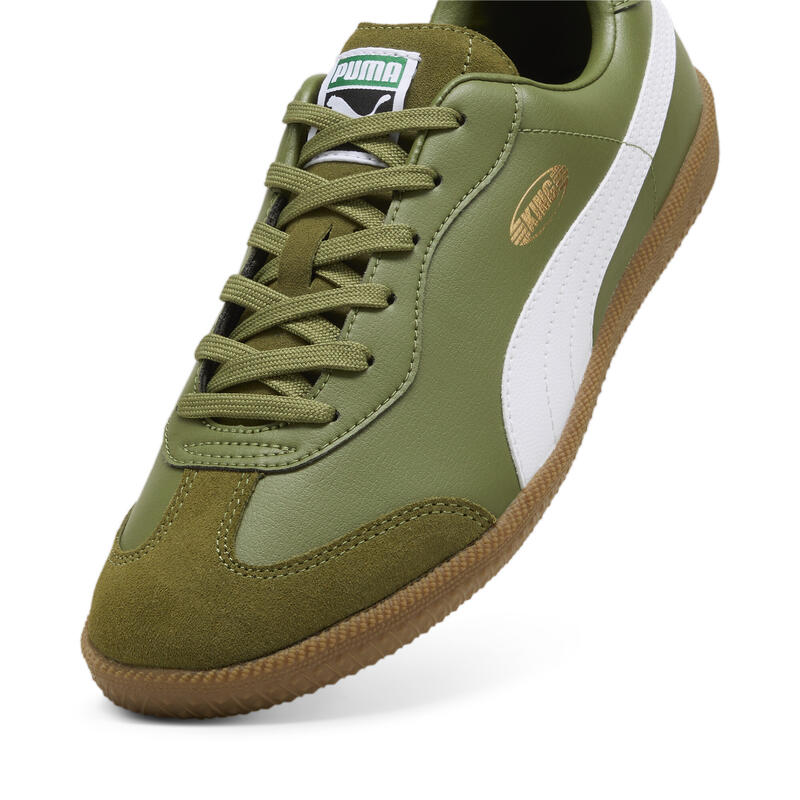 KING 21 IT Fußballschuhe Erwachsene PUMA Olive Green White