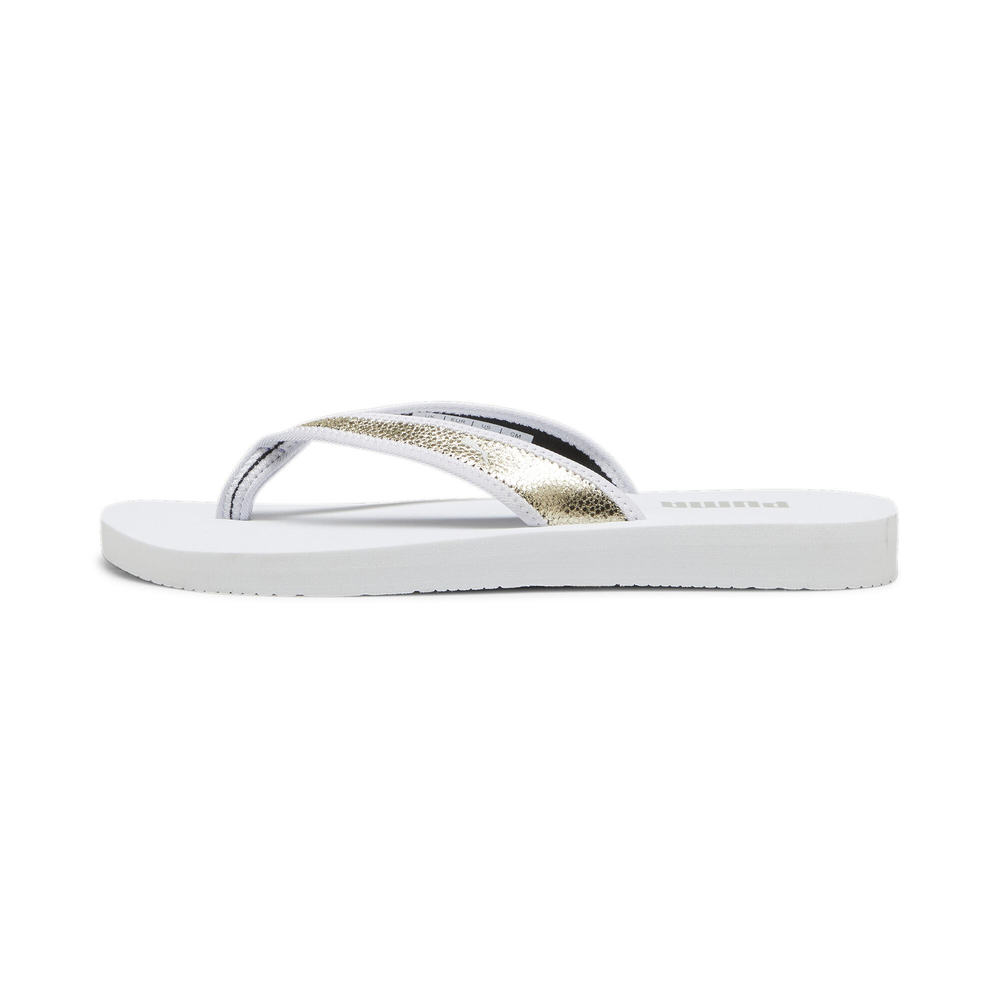 Claquettes Sandy Flip Femme PUMA White Gold 4/7