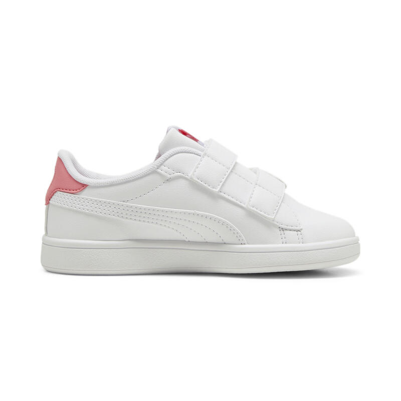 Dívčí tenisky Smash 3.0 Badges PUMA White Passionfruit Pink
