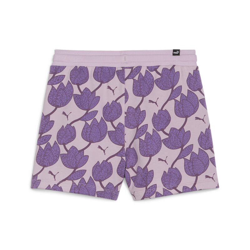 Short à imprimé ESS+ BLOSSOM Enfant et Adolescent PUMA Grape Mist Purple