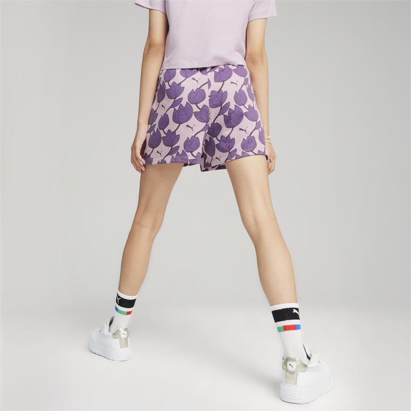 Short à imprimé ESS+ BLOSSOM Enfant et Adolescent PUMA Grape Mist Purple