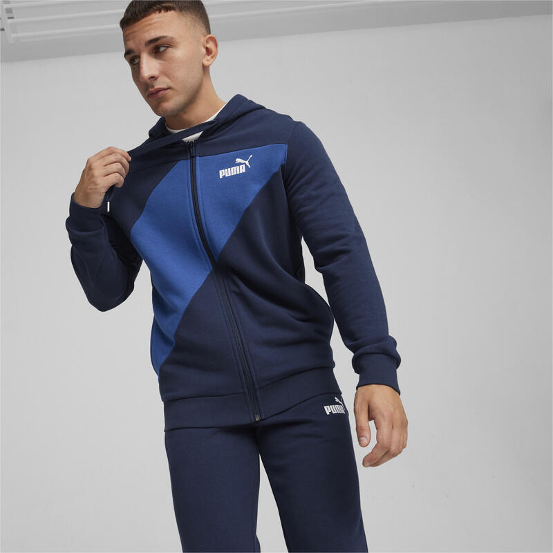 Fato de treino Puma Power Tracksuit, Azul, Homens