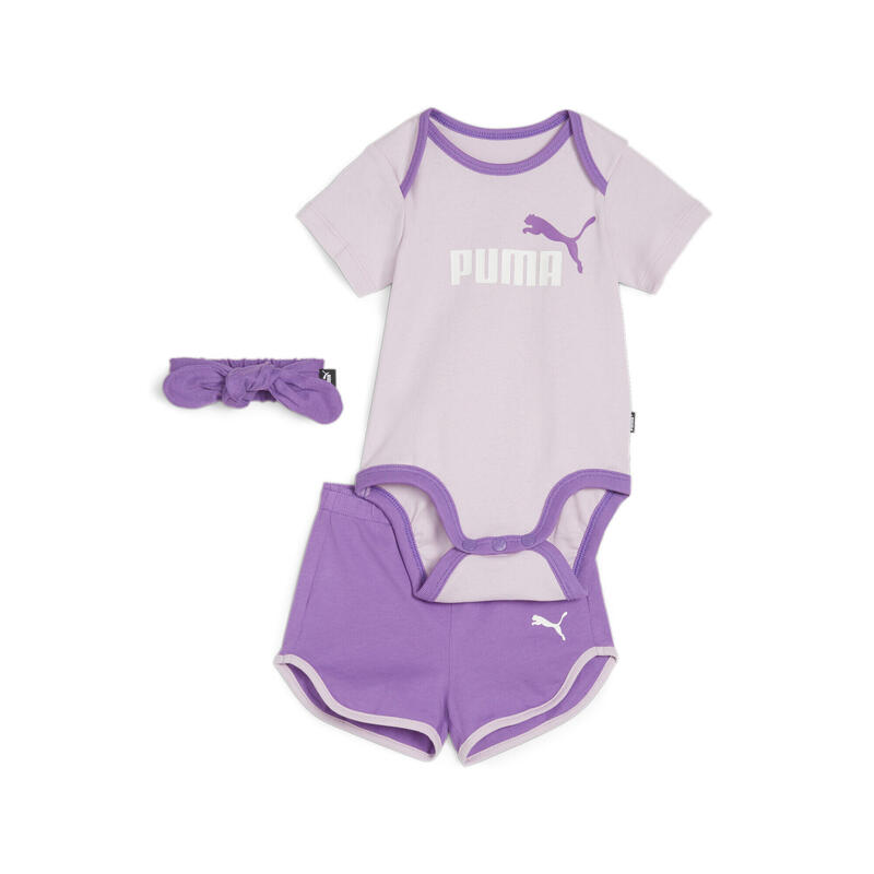 Ensemble Minicats Bow Newborn Bébé PUMA Grape Mist Purple