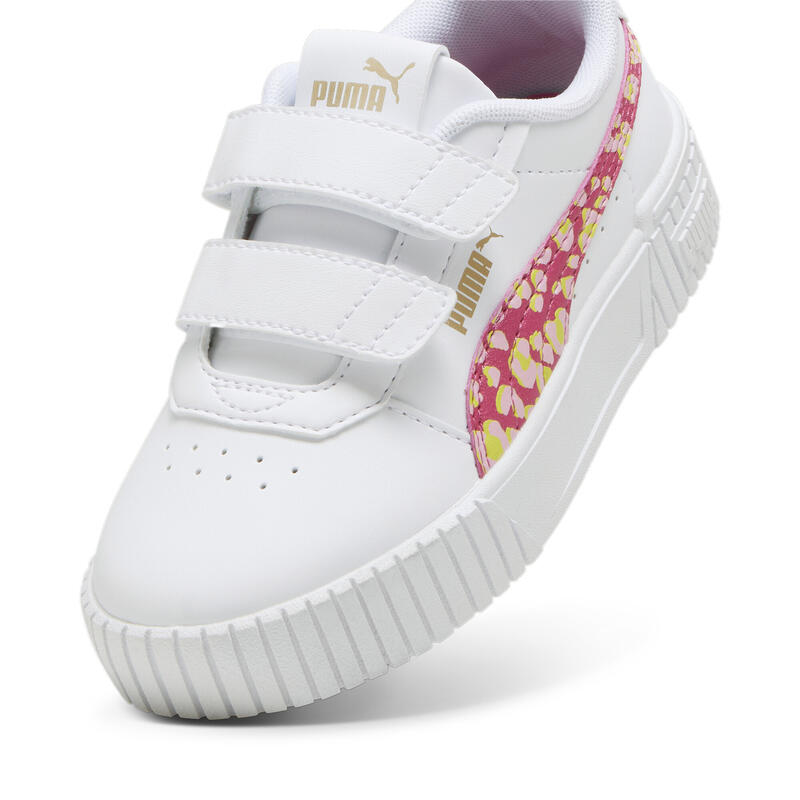 Zapatillas Carina 2.0 Animal Update Niños PUMA White Garnet Rose Gold Pink