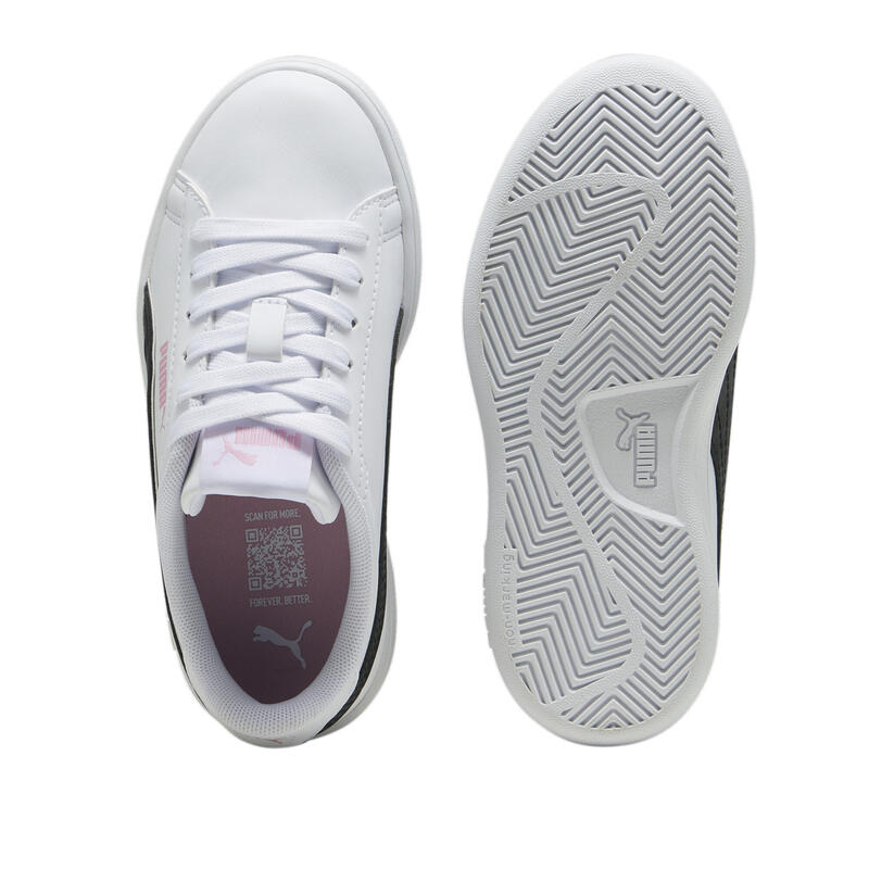 Dziecięce sneakersy PUMA Smash 3.0 Dance Party PUMA White Black Pink Lilac
