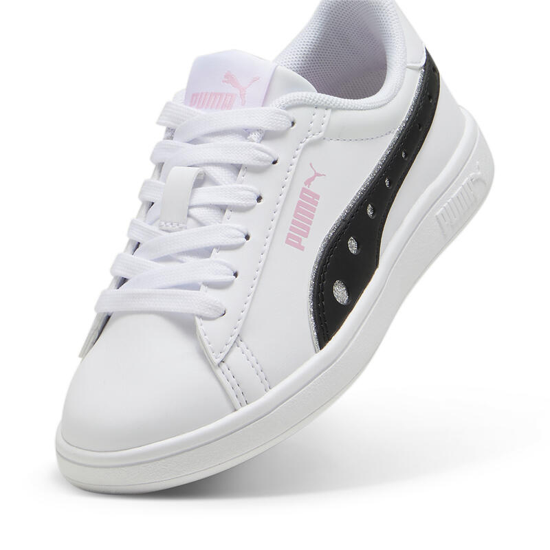 PUMA Smash 3.0 Dance Party sneakers voor kinderen PUMA White Black Pink Lilac