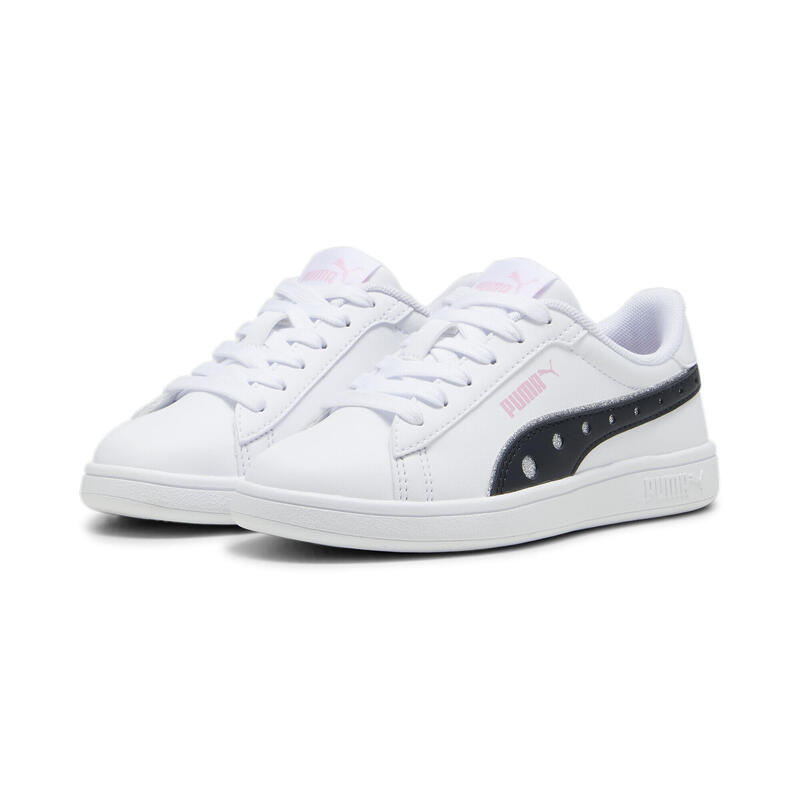 PUMA Smash 3.0 Dance Party sneakers voor kinderen PUMA White Black Pink Lilac