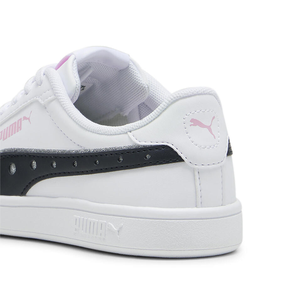 Dziecięce sneakersy PUMA Smash 3.0 Dance Party PUMA White Black Pink Lilac