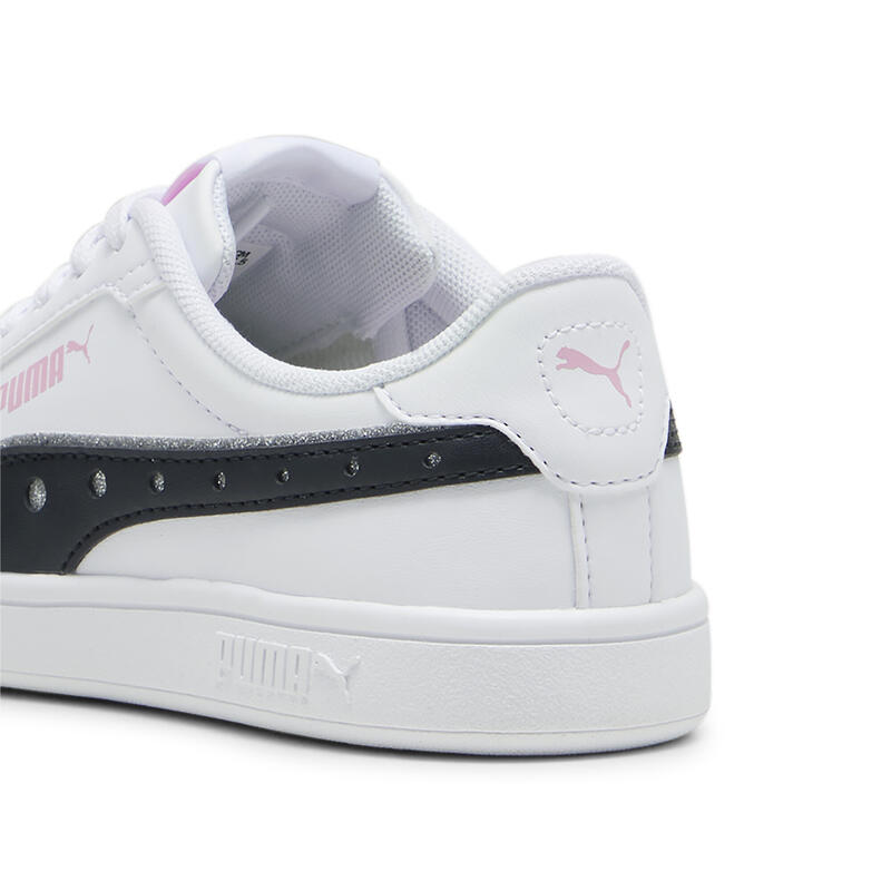 PUMA Smash 3.0 Dance Party sneakers voor kinderen PUMA White Black Pink Lilac