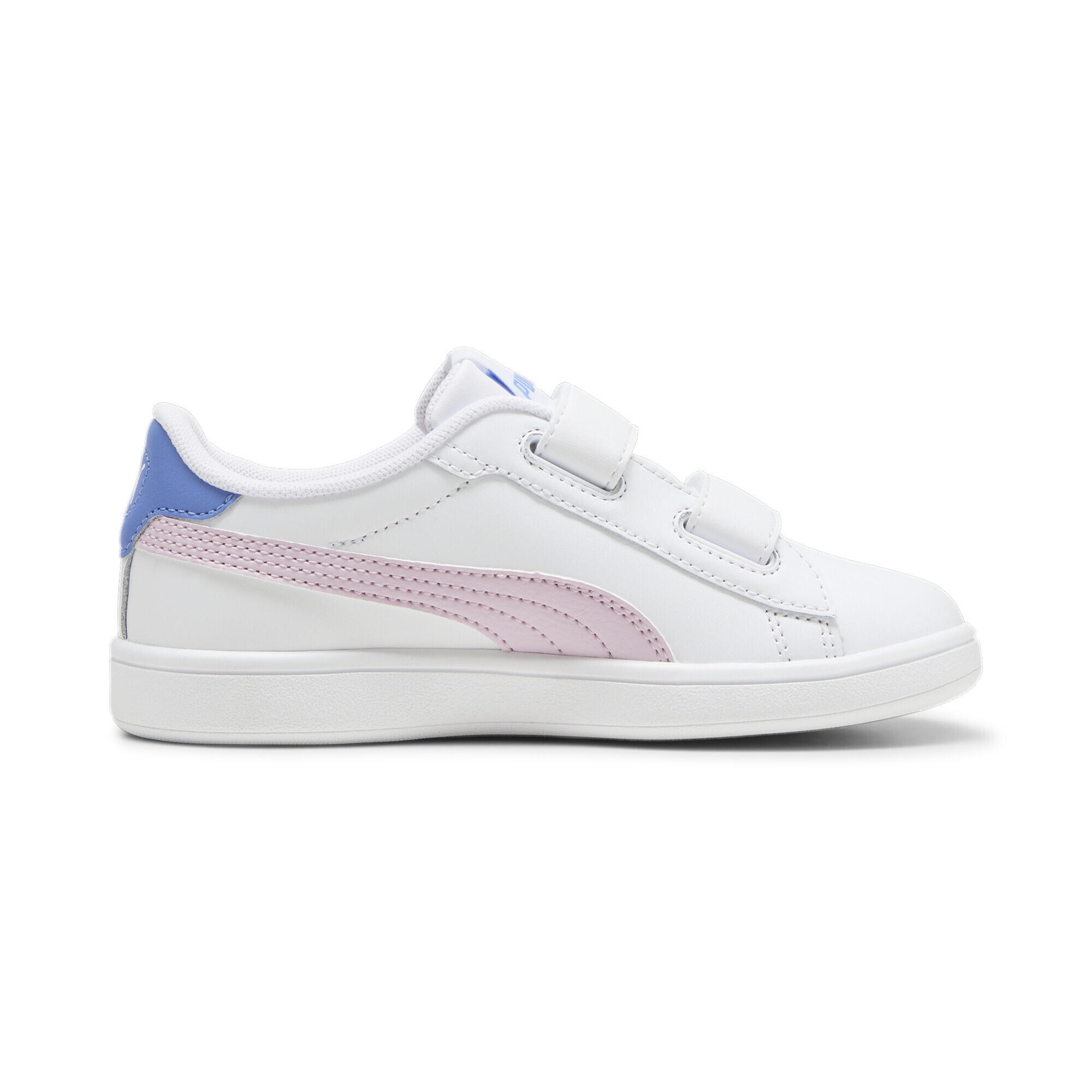 Smash 3.0 Leather Sneakers Jugendliche PUMA White Grape Mist Blue Skies Purple 5/7