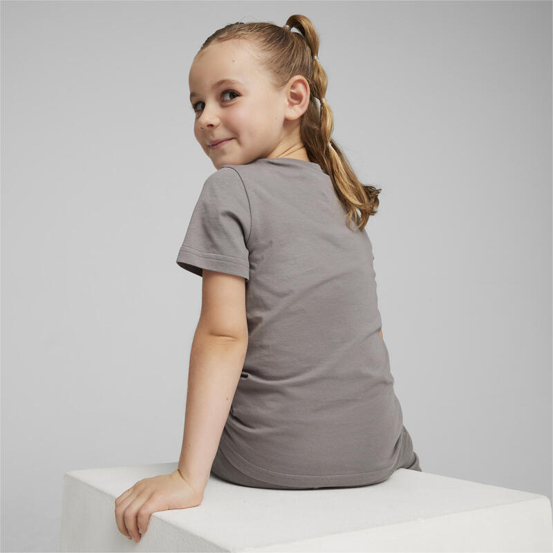 T-shirt ESS+ SUMMER CAMP per bambini PUMA Cast Iron Gray