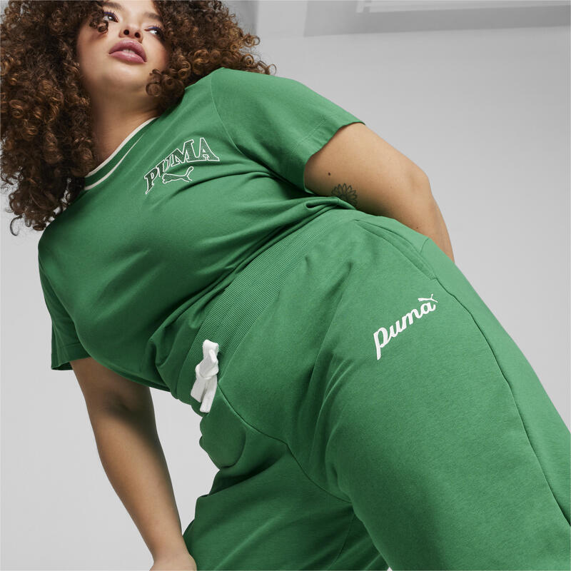 Pantalon de survêtement Script ESS+ Femme PUMA Archive Green