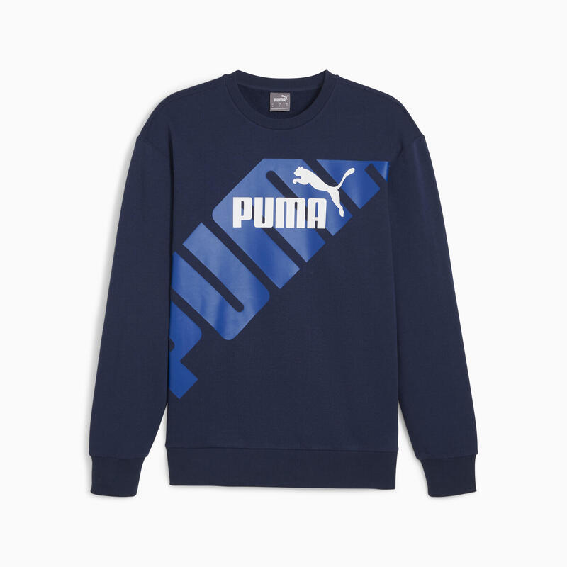 PUMA POWER sweatshirt met print voor heren PUMA