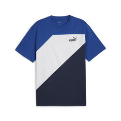 T-shirt Colorblock PUMA POWER PUMA Club Navy Blue