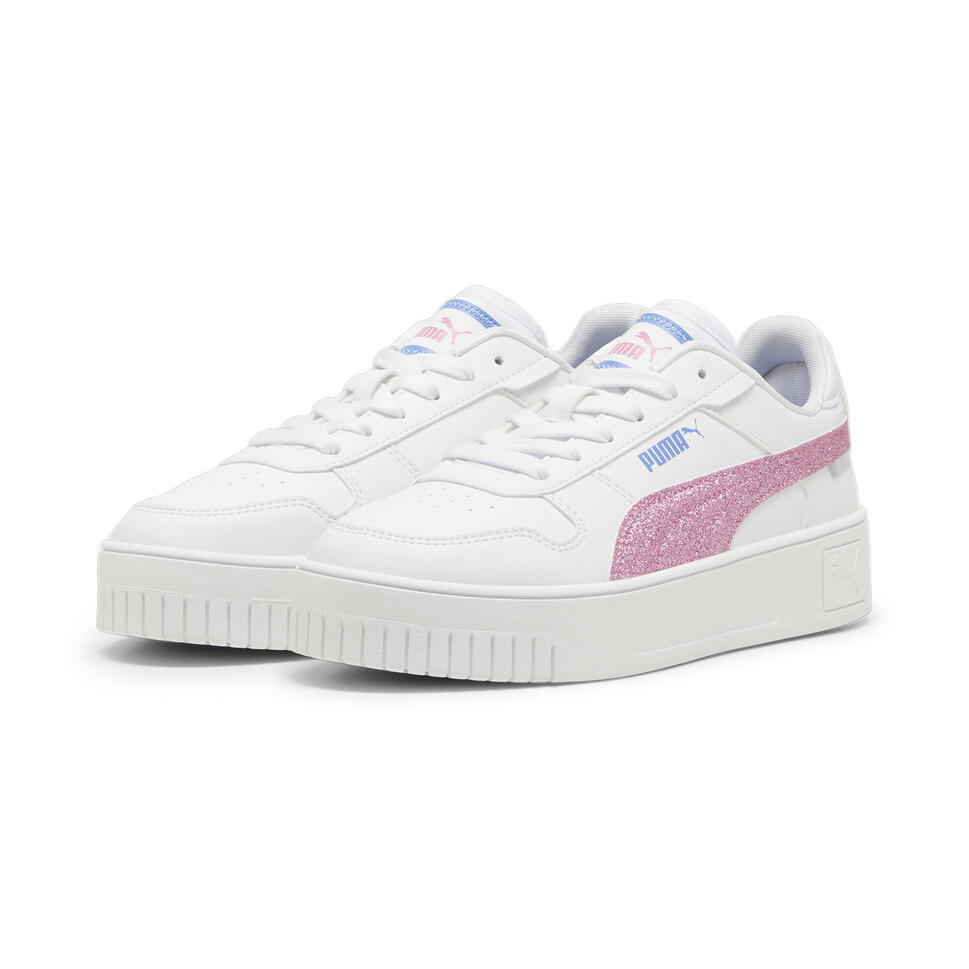 Młodzieżowe sneakersy Carina Street Deep Dive PUMA White Fast Pink Blue Skies
