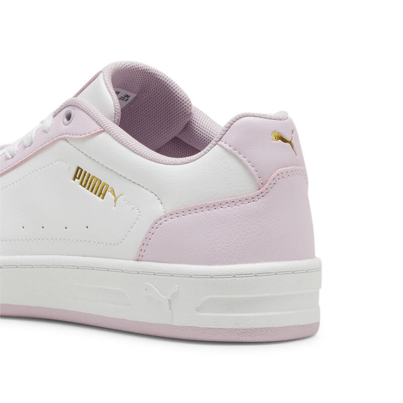 Court Classy Sneakers Damen PUMA White Grape Mist Gold Purple