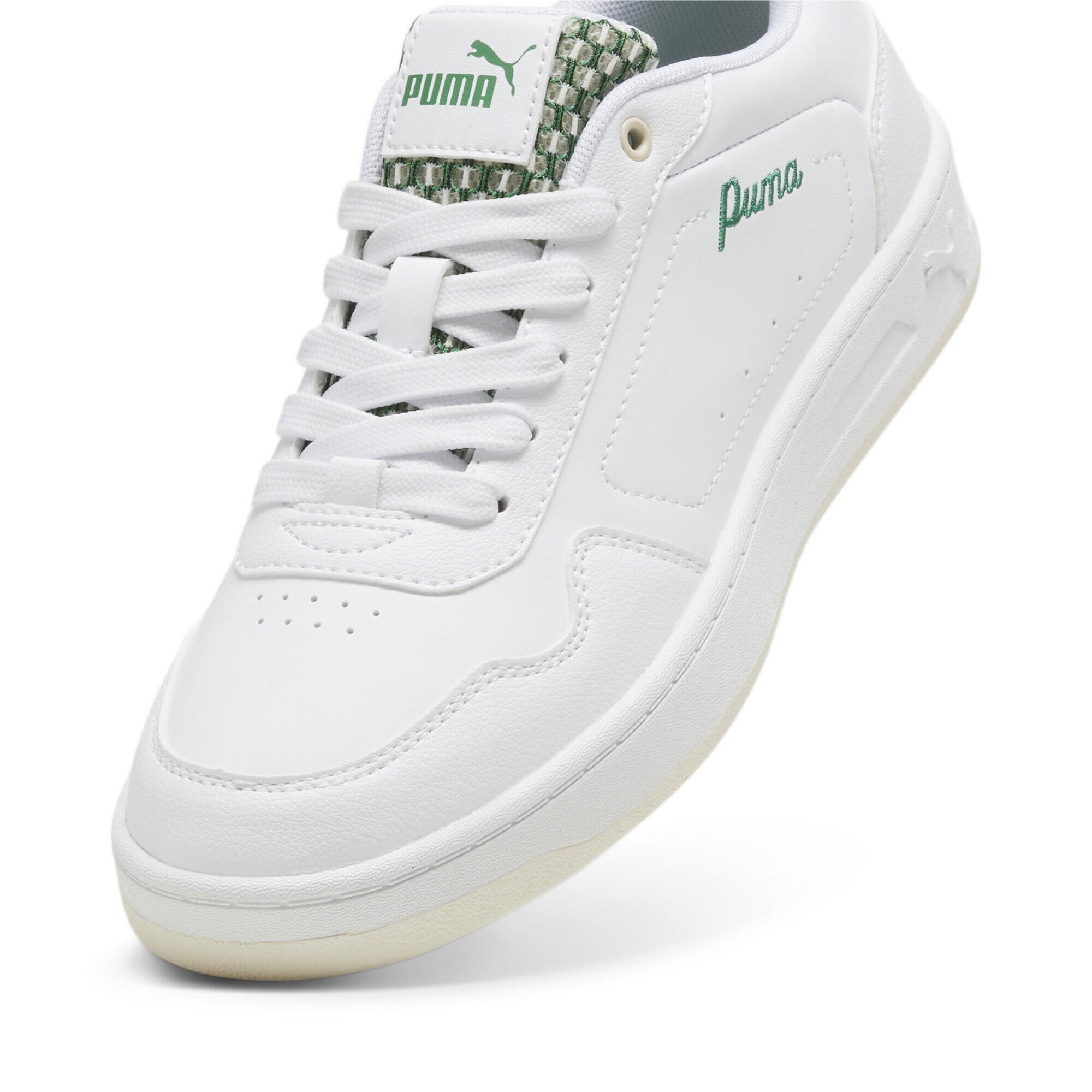 Tenis Mujer Court Classy Blossom PUMA White Archive Green 6/6