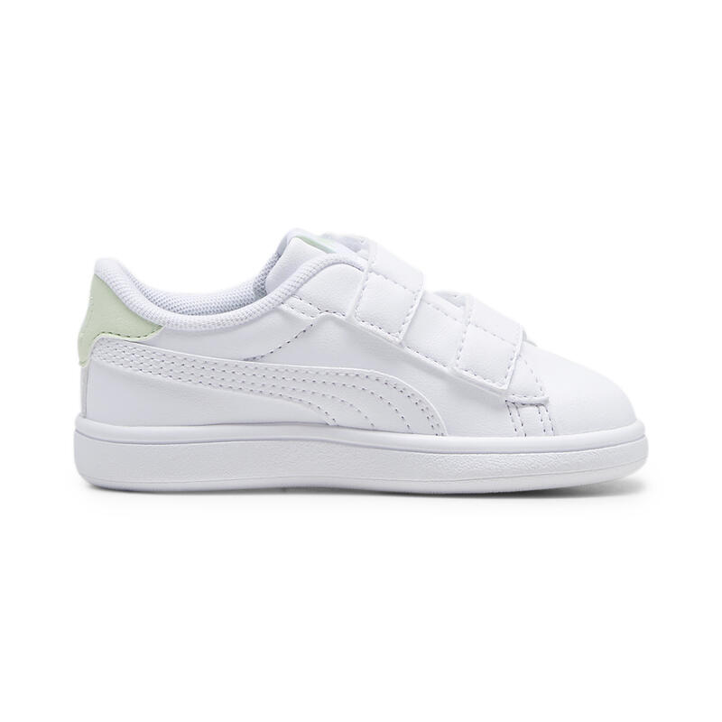 Chaussures à scratch PUMA Smash 3.0 Badges Bébé PUMA White Green Illusion