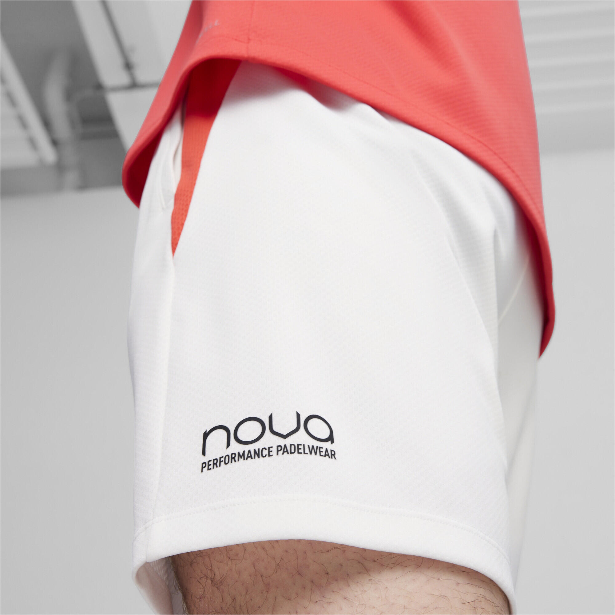 Shorts Individual Padel da uomo PUMA White Active Red 4/6