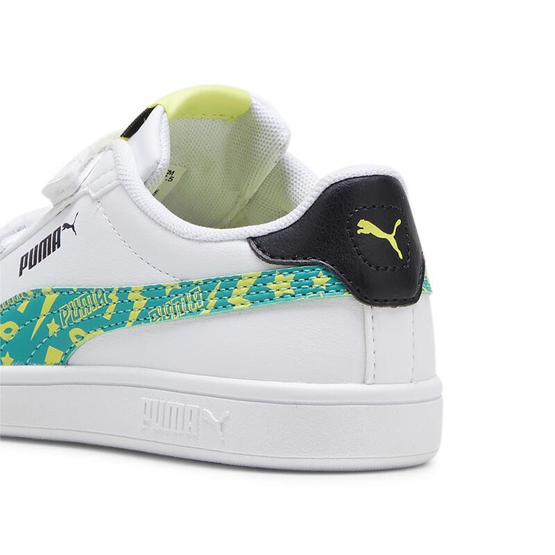 Sneakers PUMA Smash 3.0 Masked Hero PUMA White Sparkling Green Lime Sheen