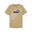 PUMA POWER T-shirt met print voor heren PUMA Prairie Tan Beige