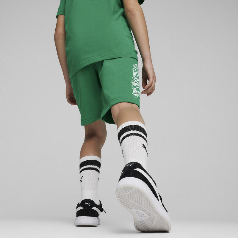 ESS+ Mid 90s short voor jongeren PUMA Archive Green