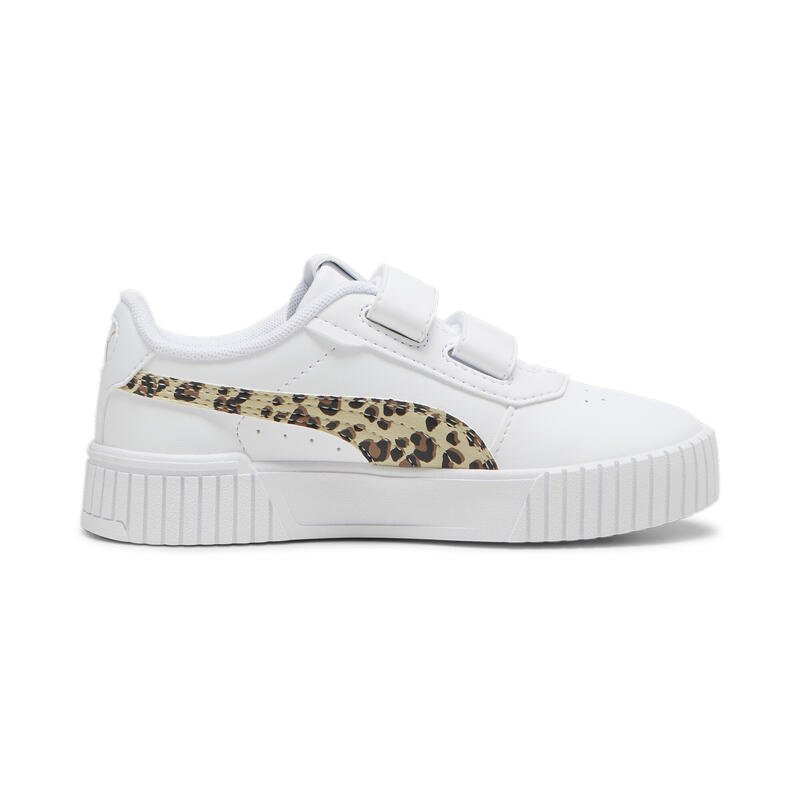 Carina 2.0 Animal Update sneakers voor kinderen PUMA White Putty Gold Beige