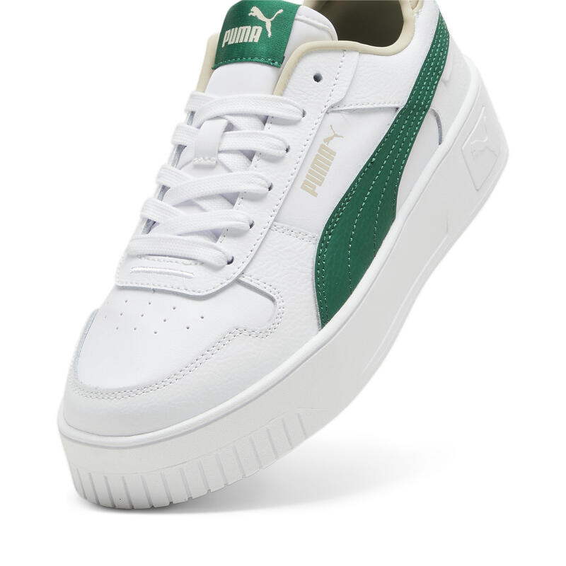 Sneakers Carina Street da donna PUMA White Vine Putty Green Beige