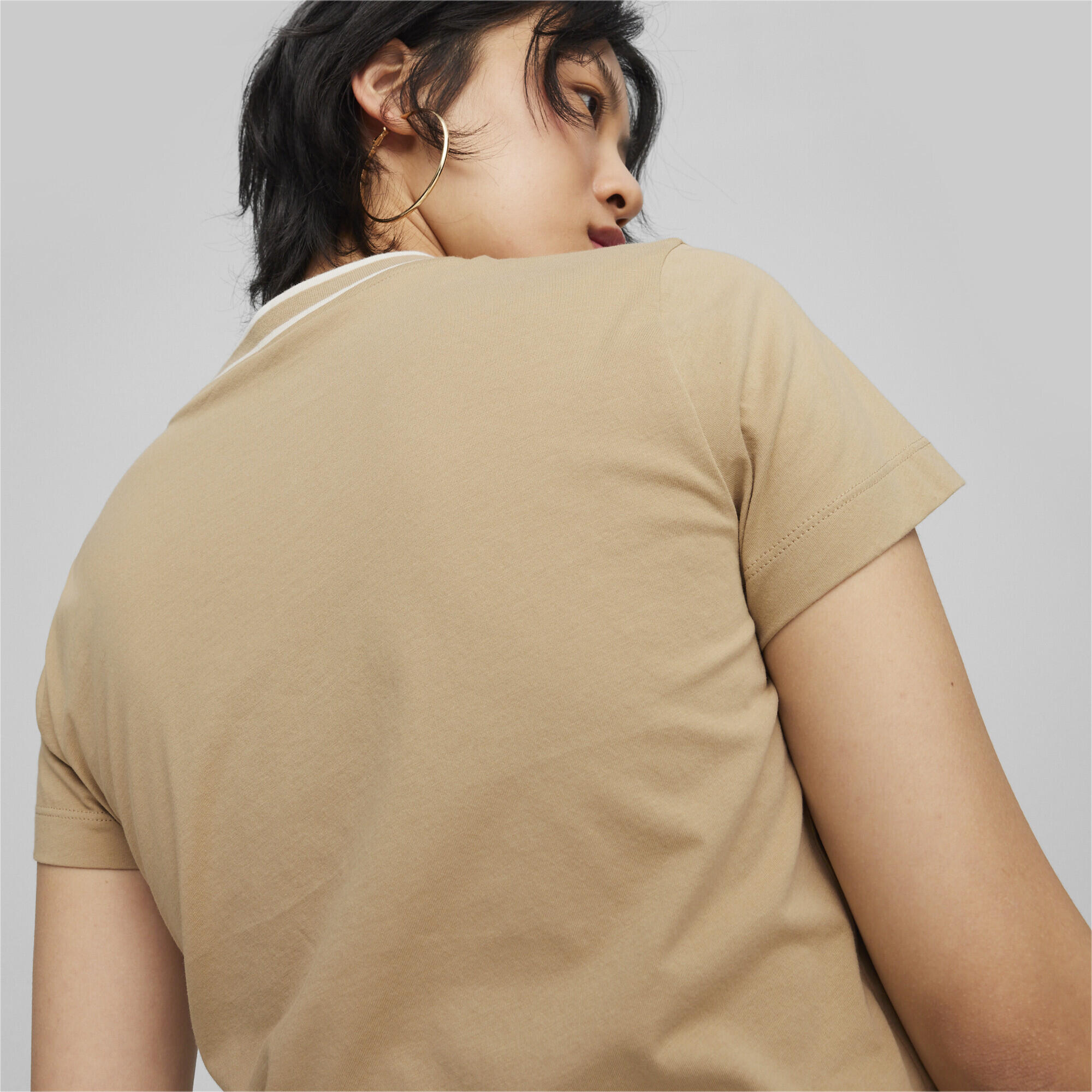 T-shirt PUMA SQUAD Femme PUMA Prairie Tan Beige 4/6