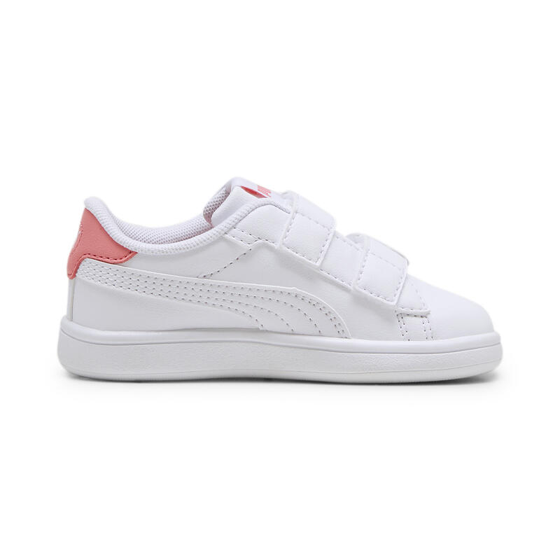 Chaussures à scratch PUMA Smash 3.0 Badges Bébé PUMA White Passionfruit Pink