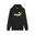 Essentials+ Two-Tone Big Logo Hoodie Herren PUMA Black Lime Sheen