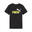 Essentials+ Two-Tone Logo T-Shirt Jungen PUMA Black Lime Sheen Green