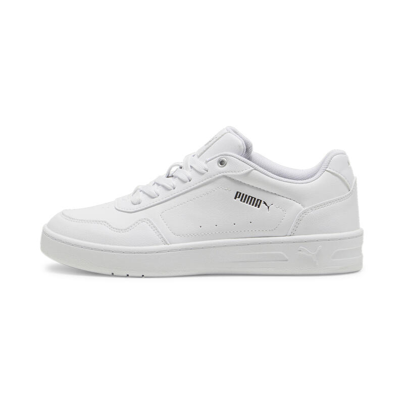 Tenisky Court Classy PUMA White Silver Metallic