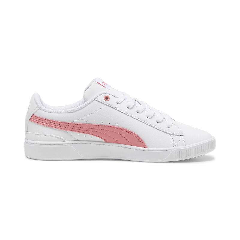 Sneakers en cuir Vikky v3 Femme PUMA White Passionfruit Gold Pink