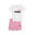 Minicats T-shirt en short set voor baby's PUMA Fast Pink