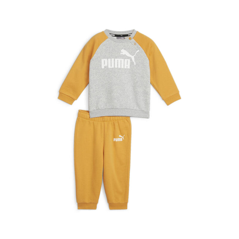 Minicats Essentials Raglan joggingpakje voor baby's PUMA Ginger Tea Brown