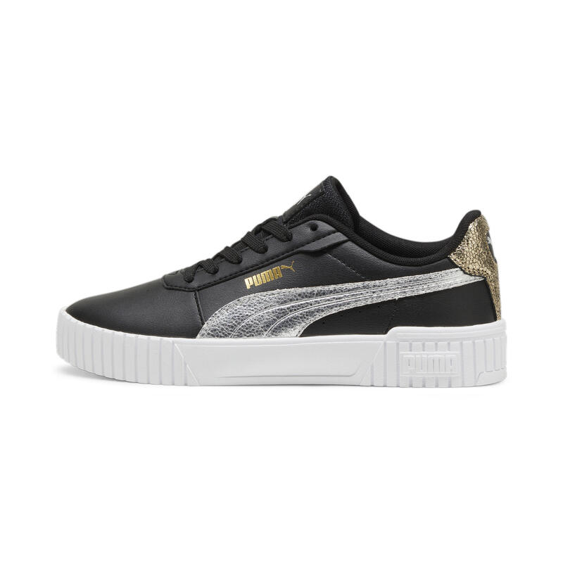 Sneakers Carina 2.0 Metallic Shine Femme PUMA Black Silver Gold Metallic