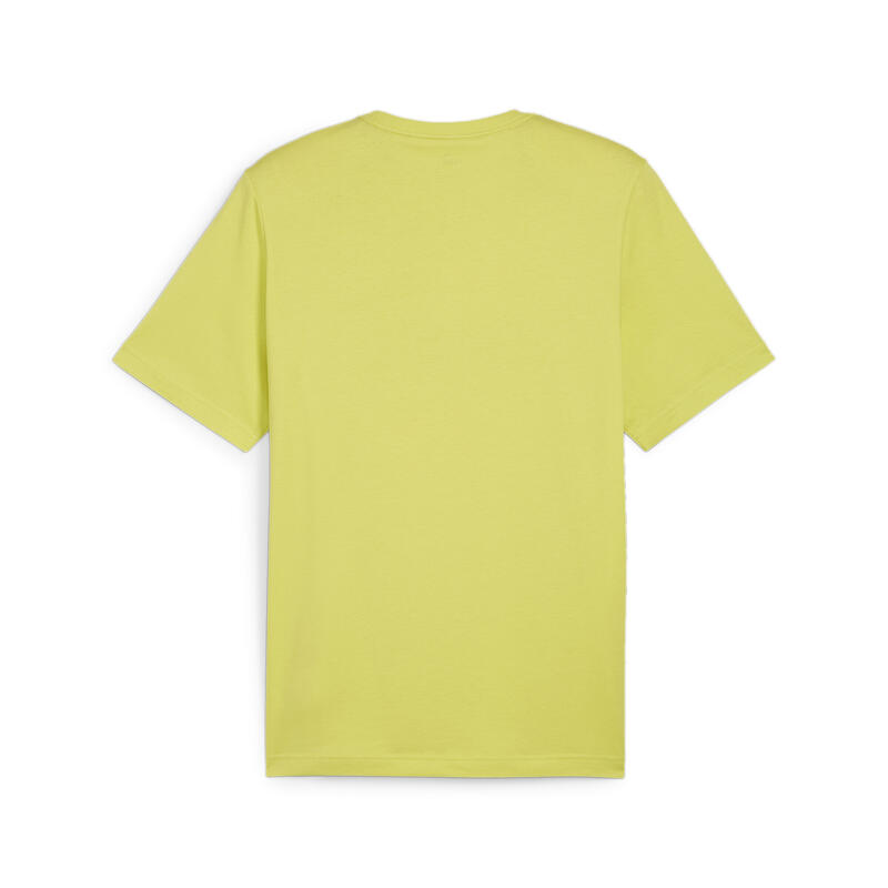 Camiseta Hombre Essentials Logo PUMA Lime Sheen Green