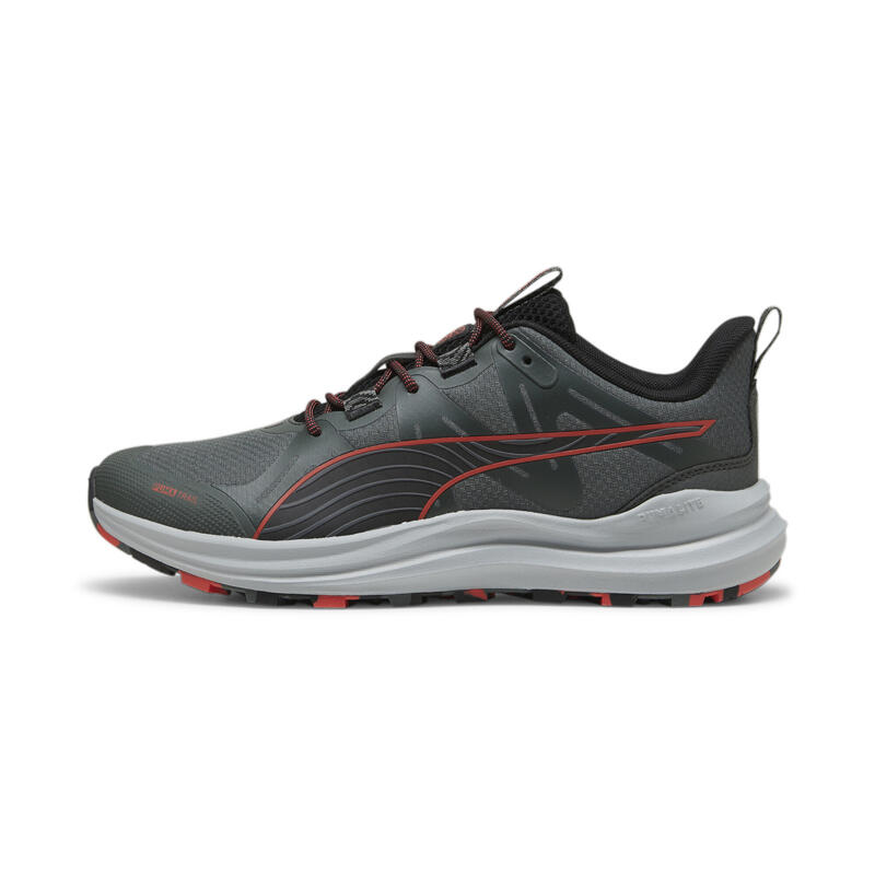 Scarpe da trail running Reflect Lite PUMA Mineral Gray Black Active Red