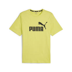 Essentials herenshirt met logo PUMA Lime Sheen Green