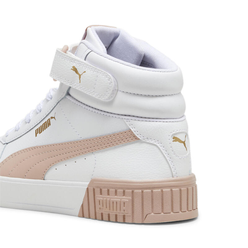 Sneakers mi-montantes Carina 2.0 Femme PUMA White Rose Quartz Gold Pink