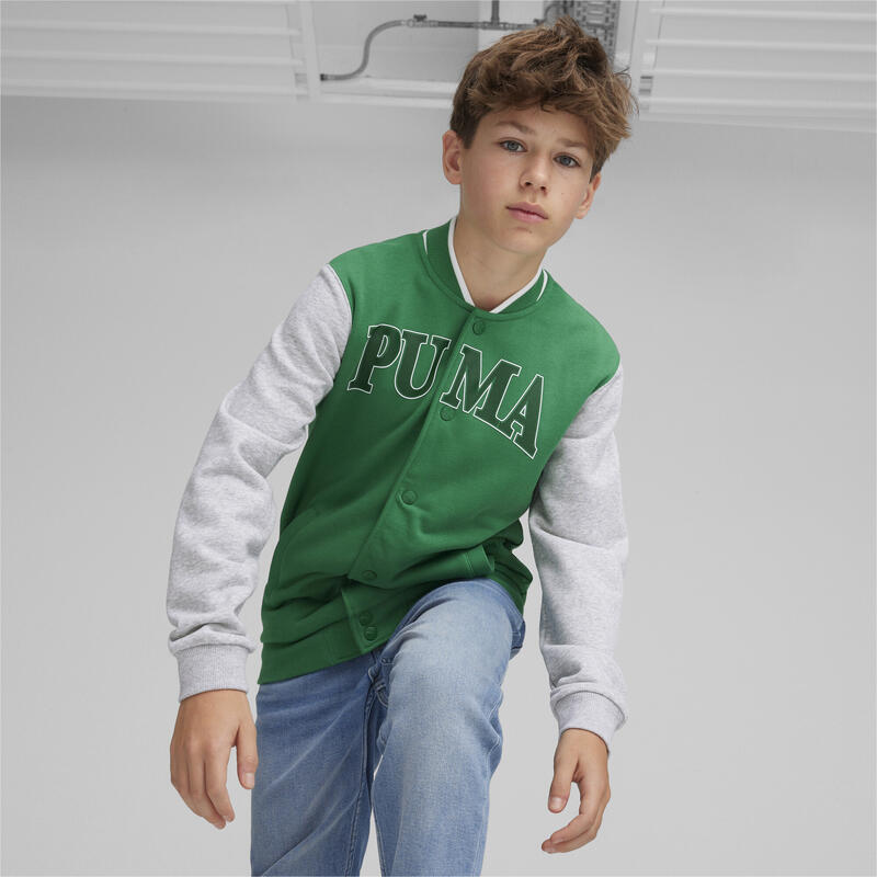 Chaqueta bómber Niño PUMA SQUAD PUMA Archive Green