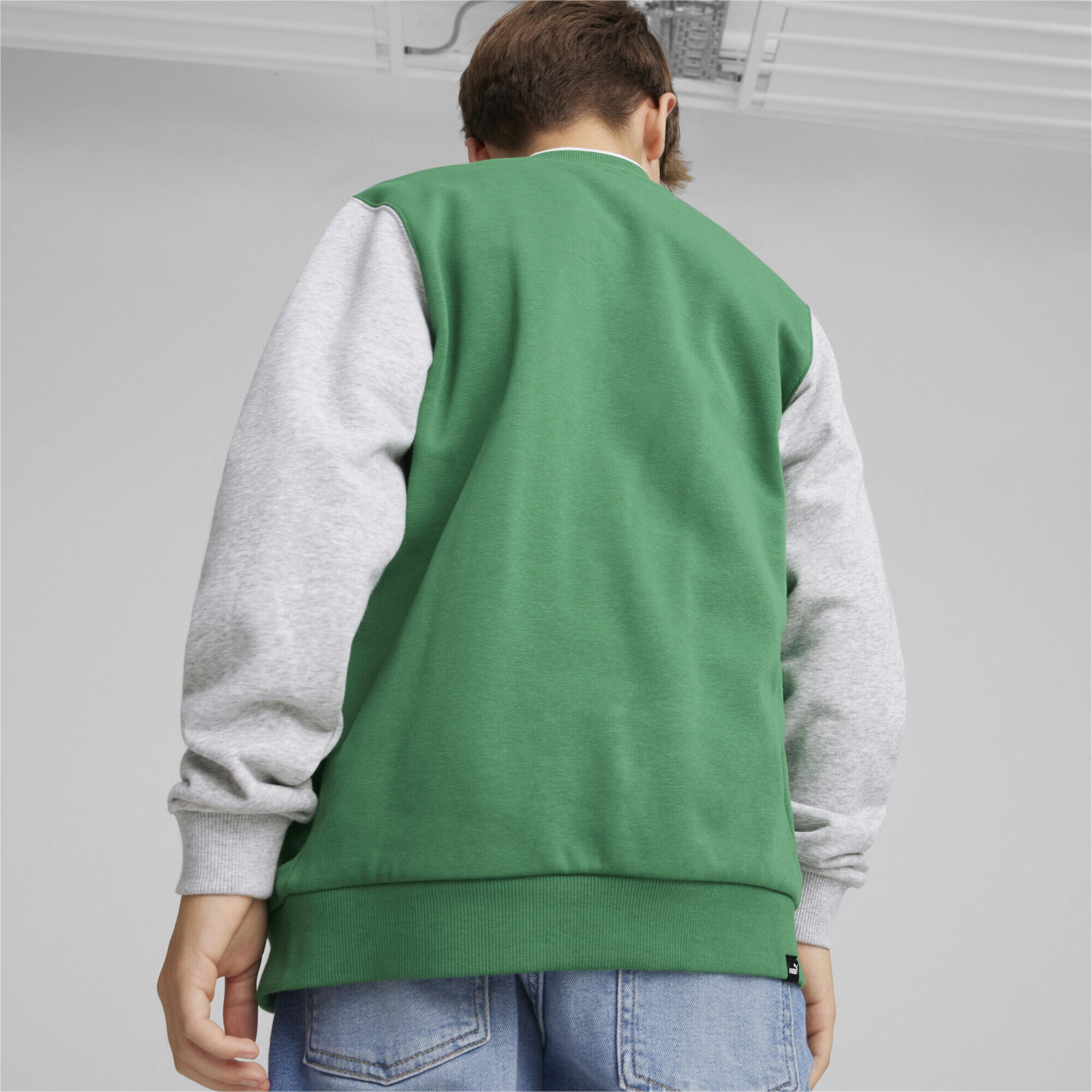 Giacca bomber PUMA SQUAD per ragazzi PUMA Archive Green 3/5