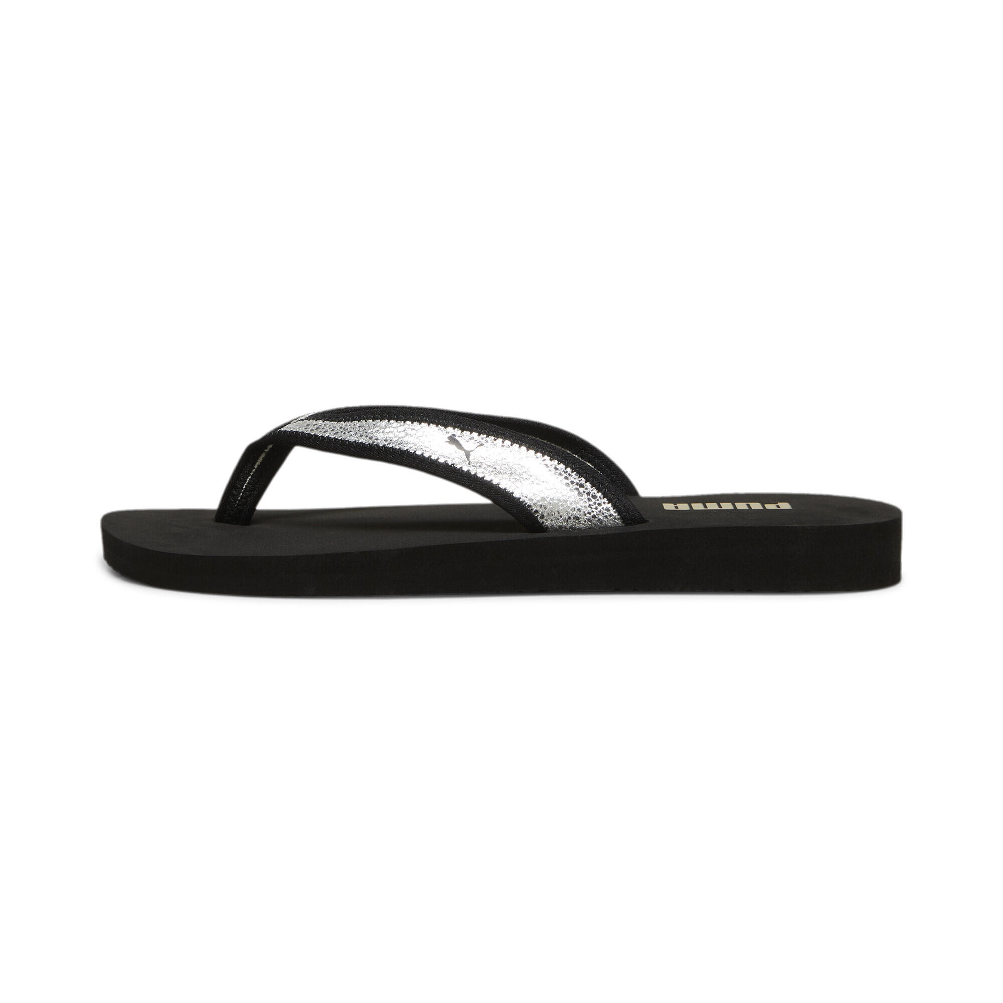 Claquettes Sandy Flip Femme PUMA Black Silver Metallic 4/7