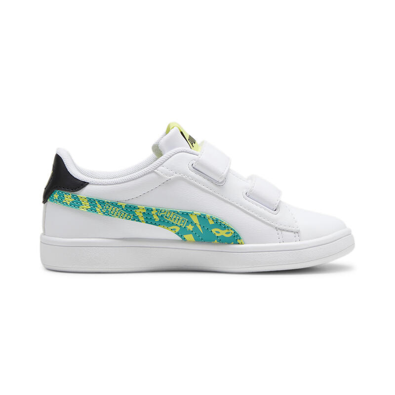 PUMA Smash 3.0 Masked Hero sneakers PUMA White Sparkling Green Lime Sheen