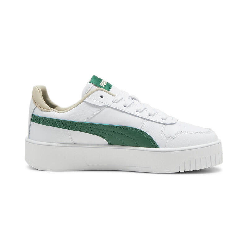 Sneakers Carina Street Femme PUMA White Vine Putty Green Beige