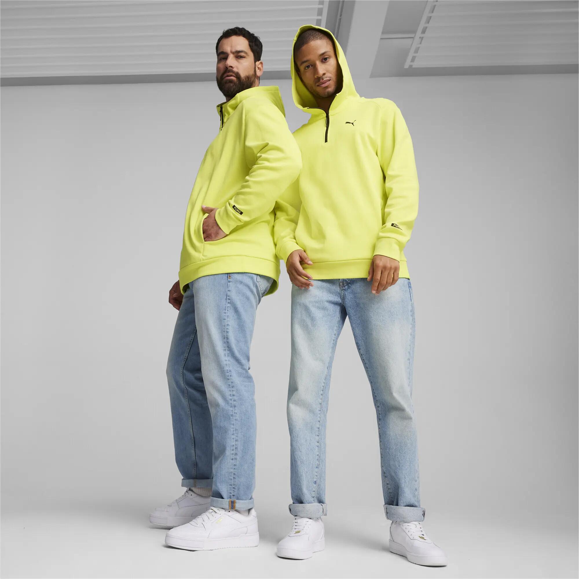 Veste à demi-zip RAD/CAL PUMA Lime Sheen Green 2/6